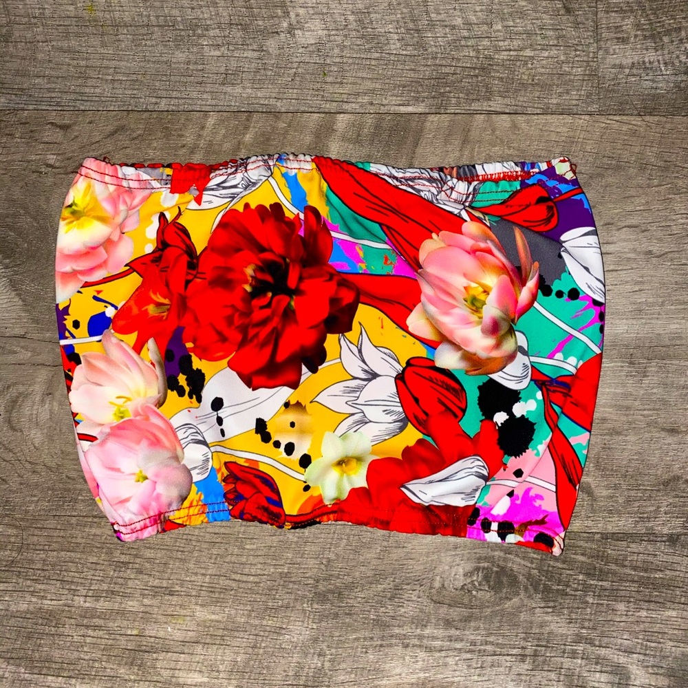 Rave With Mi Gente Mary’s Garden Tube Top